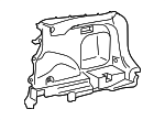 647400R130C0 - Body: Lower Quarter Trim for Toyota Image