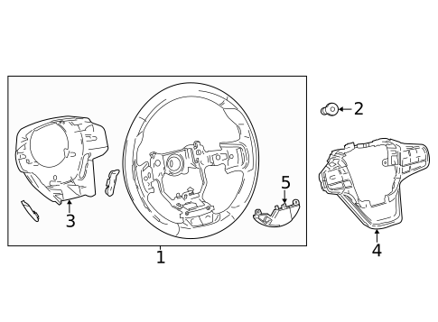 Steering Wheel & Trim for 2025 Toyota Mirai #0