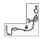 39154S9A305 - : 2002-2006 Honda CR-V - Base Assembly Antenna for Honda: CR-V Image