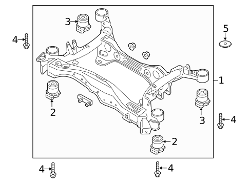Suspension Mounting for 2025 Audi A4 allroad #1