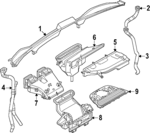 1T3819401A9B9 - Body: Cowl Panel for Volkswagen Image