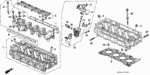 12204PJ7305 - Engine: GUIDE, VALVE (OVER SIZE) for Honda Image
