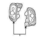 56045564AA - Steering: Remote Control for Dodge: Dakota, Durango, Intrepid Image