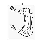 LR114034 - : 2020 Land-Rover Caliper Support for Land Rover: Discovery Sport, Range Rover Evoque Image