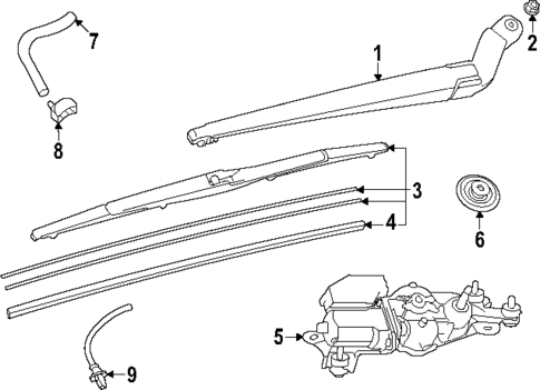 Wiper & Washer Components for 2025 Lexus RX450h+ #2