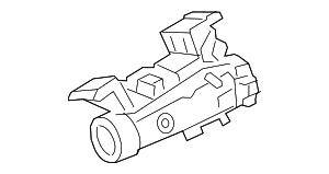 1K0905851B - Steering: Steering Column Lock for Audi Image