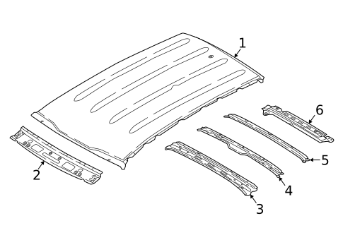 Roof & Components for 2023 Kia Sportage #0