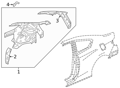 Inner Structure for 2014 Honda Accord #1