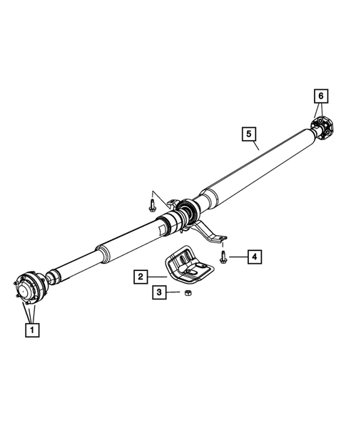 Drive Shaft for 2010 Dodge Journey #0