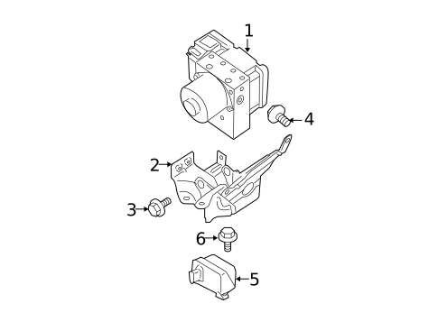 Anti-Lock Brakes for 2011 Nissan Xterra #1