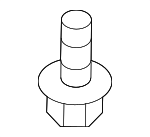 99907284401 - Suspension: Reinforced Plate Screw for Porsche Image