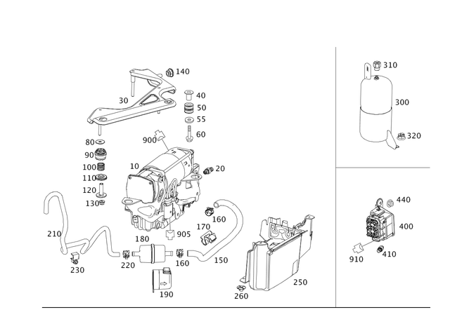 2123200404 - : Compressor Unit for Mercedes-Benz: CLS400, CLS550, CLS63 AMG, CLS63 AMG S, E250, E350, E400, E550, E63 AMG, E63 AMG S Image
