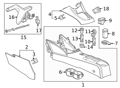 Parking Brake for 2016 Chevrolet Sonic #0