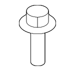 1125406257B - Body: Sight Shield Bolt for Genesis: Electrified GV70, G80, G90, GV70, GV80, GV80 Coupe | Hyundai: Genesis, Genesis Coupe, Santa Cruz, Santa Fe, Santa Fe Sport, Tucson, Veracruz Image