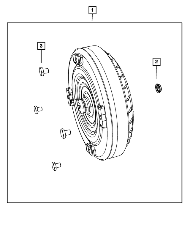 4753534AD - 4-Speed; Automatic VLP Transaxle: Torque Converter Kit for Mopar Image