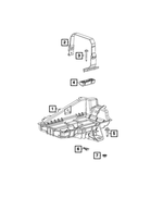 6512443AA - Electrical: Hex Flange Head Screw for Chrysler: Pacifica, Voyager | Dodge: Grand Caravan | Jeep: Cherokee, Wagoneer S | Ram: 2500, 3500 Image