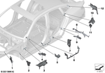41007498289 - Bodywork: Shap.Part, Carr.Supp.Inner W.Arch, Fr.Le for BMW Image