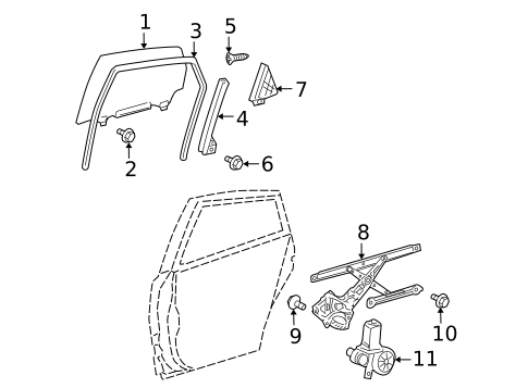 Front Door for 2005 Toyota Prius #0