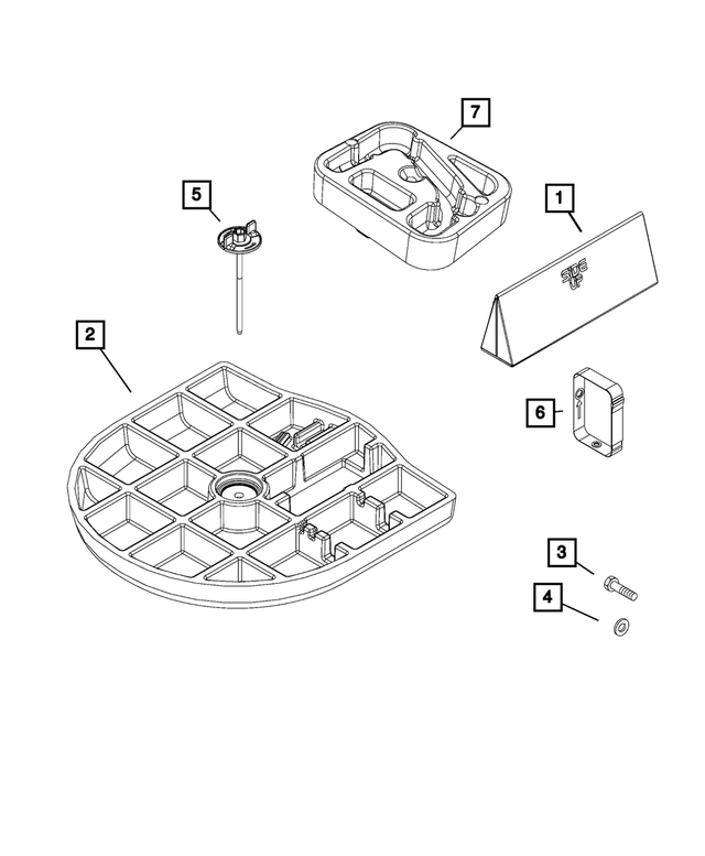 6107289AA - Wheels: Hex Head Screw for Mopar Image