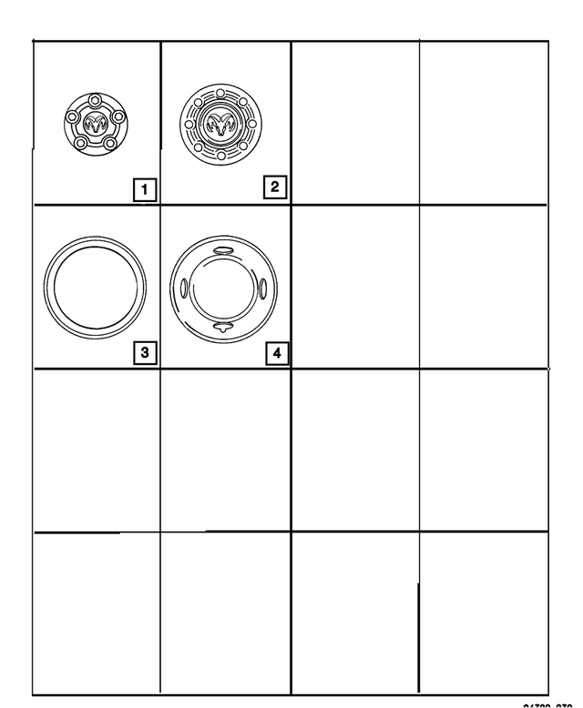 52058200 - : Wheel Trim Ring for Mopar Image