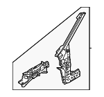 LR078602 - : Hinge Pillar Assembly for Land-Rover Image