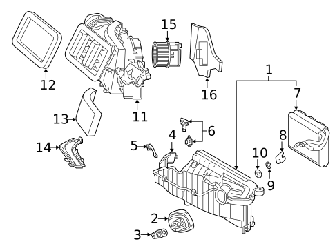 Hoses & Lines for 2021 Audi e-tron Quattro #0