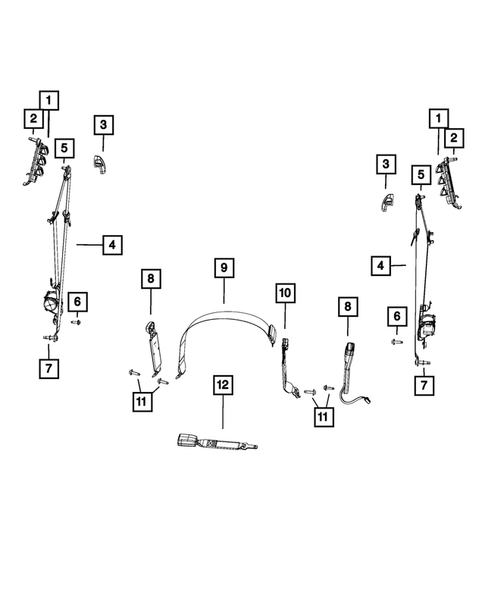Seat Belts for 2015 Ram 2500 #0