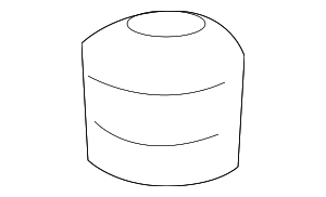 4A0129697 - Engine: Air Cleaner Assembly Grommet for Audi Image