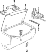 20715542 - Body: Lid for Oldsmobile: Calais, Cutlass Calais Image