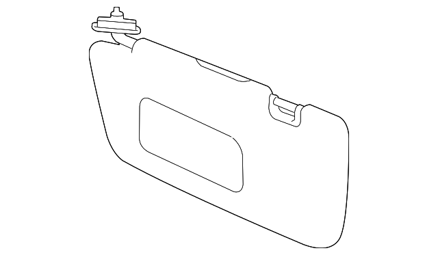 ZONFANT Parasole Lato Guida Con Specchio E Luce – Compatibile Con Mazda 3 (2009-2013) E Subaru – Sostituisce BBM2-69-320C-75 - 5