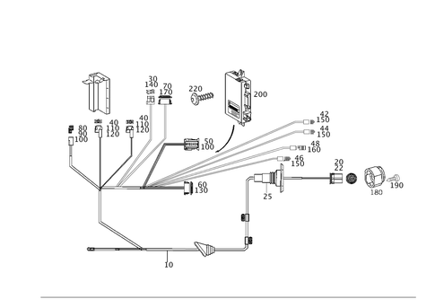 Electrical Parts Used for Trailer Coupling for 2001 Mercedes-Benz C240 #0