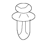 7586806020 - Body: Scuff Plate Clip for Toyota: Sienna, Solara Image