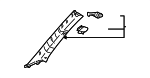 62210AA060A1 - Body: Windshield Pillar Trim for Toyota: Solara Image