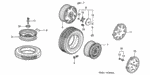 44729S5AA01 - Chassis: WEIGHT, BALANCE (35G) (THOS. SALMON) for Honda Image