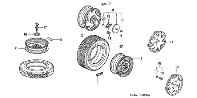 Wheels for 2000 Honda Civic #0