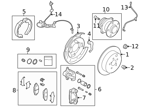 Anti-Lock Brakes for 2012 Subaru Legacy #0