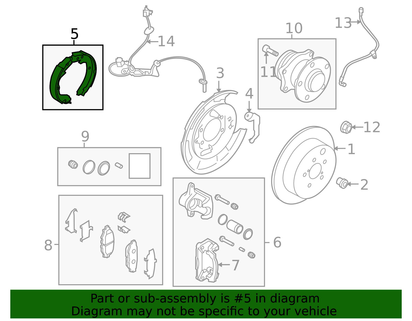 2013-2025 Subaru Shoes 26694CA001 | Subaru Online Parts