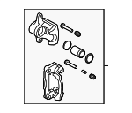 26692AJ042 - : Caliper Assembly for Subaru: Forester, Legacy, Outback Image