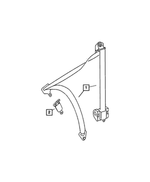 68010992AA - Interior Trim: Retractor Seat Belt for Mopar Image