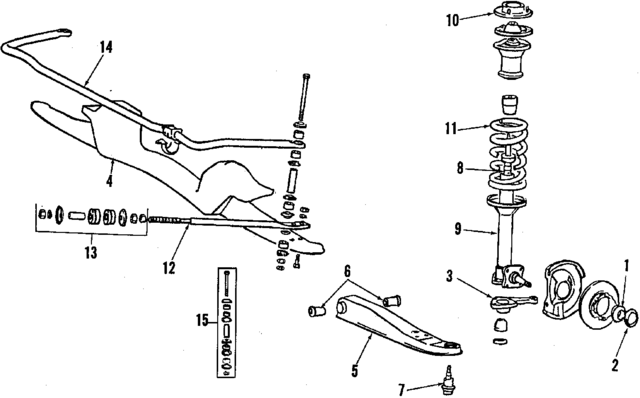 MB002072 - Suspension: Front Wheel Bearing for Mopar Image