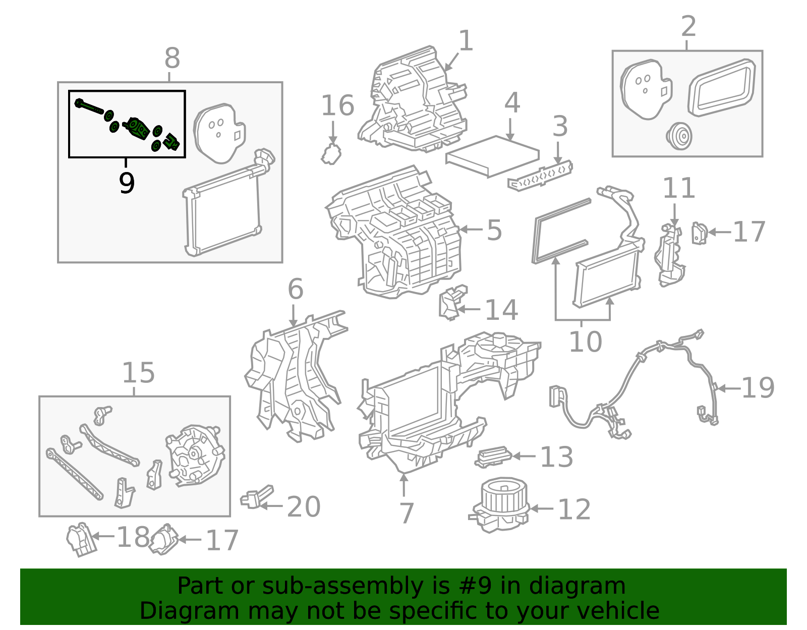 87848947 - 2024 GM - Air Conditioning Evaporator Thermal Expansion ...