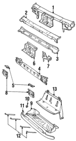 21124394 - Cooling System: Radiator Support for GM Image
