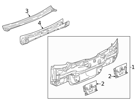 Rear Body for 2017 Buick Cascada #0