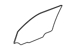 2537258400 - Body: Door Glass for Mercedes-Benz Image