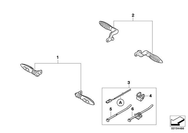 61139200225 - Protection: Cable tie for BMW-Motorrad Image