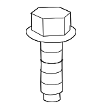 33326775040 - Suspension: Front Bracket Bolt for BMW: 528i, 528i xDrive, 530e, 530e xDrive, 530i, 530i xDrive, 535d, 535d xDrive, 535i, 535i GT, 535i GT xDrive, 535i xDrive, 540d xDrive, 540i, 540i xDrive, 550e xDrive, 550i, 550i GT, 550i GT xDrive, 550i xDrive, 740i, 740i xDrive, 740Li, 745e xDrive, 750e xDrive, 750i, 750i xDrive, 750Li, 760i xDrive, 840i, 840i Gran Coupe, 840i xDrive, 840i xDrive Gran Coupe, ActiveHybrid 5, ActiveHybrid 7, i5, i7, iX, M5, M550i xDrive, M760i xDrive, M8 Gran Coupe, M850i xDrive, M850i xDrive Gran Coupe, X3, X5, X6, X7, XM Image