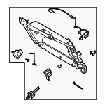 LC5Z7804338AK - : Glove Box Frame for Lincoln: Aviator Image