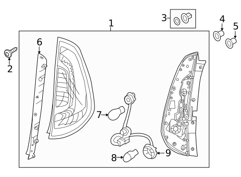 Tail Lamps for 2016 Kia Soul #0
