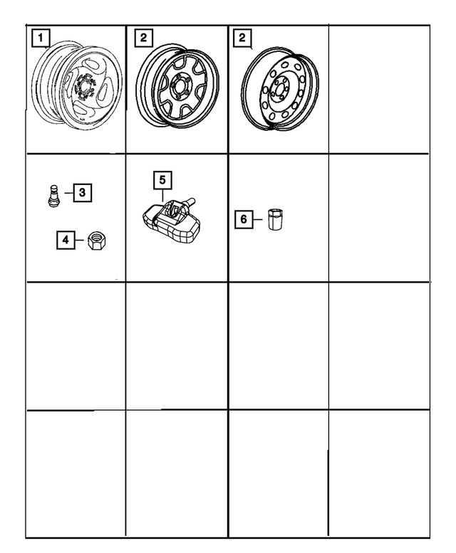« 1BW06PAKAA – Wheels, Covers and Jacks : Aluminium Roue pour Mopar Image »
