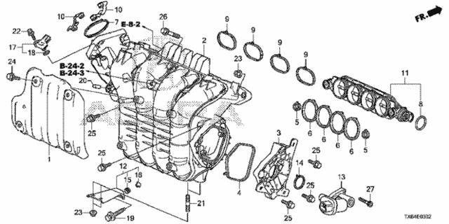 Intake Manifold (2.4L) (2) for 2016 Acura ILX #0